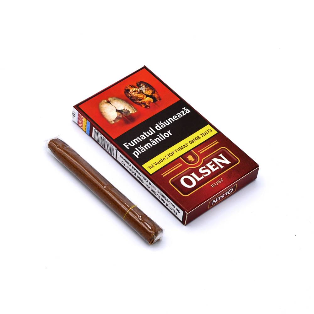 Tigari de foi Olsen Cigarillos Ruby (Cherry) (5)